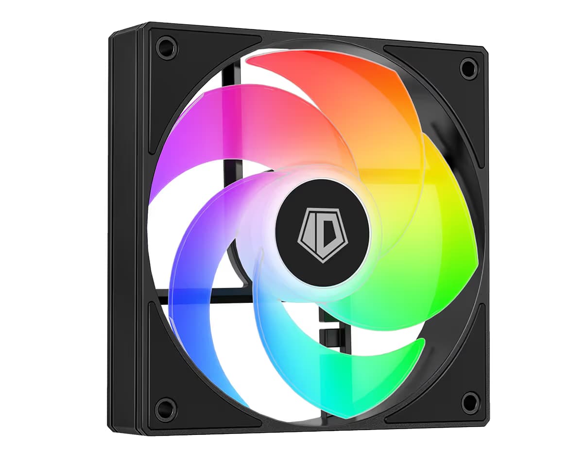 ID Cooling AS-120-ARGB-KR PWM Fan Black Reverse Blade image