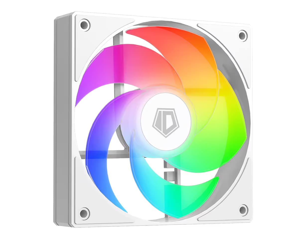 ID Cooling AS-120-ARGB-WR PWM Fan White Reverse Blade image