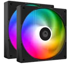 ID-COOLING AS-140-ARGB-K Duet Pack of 2 Black PWM main image