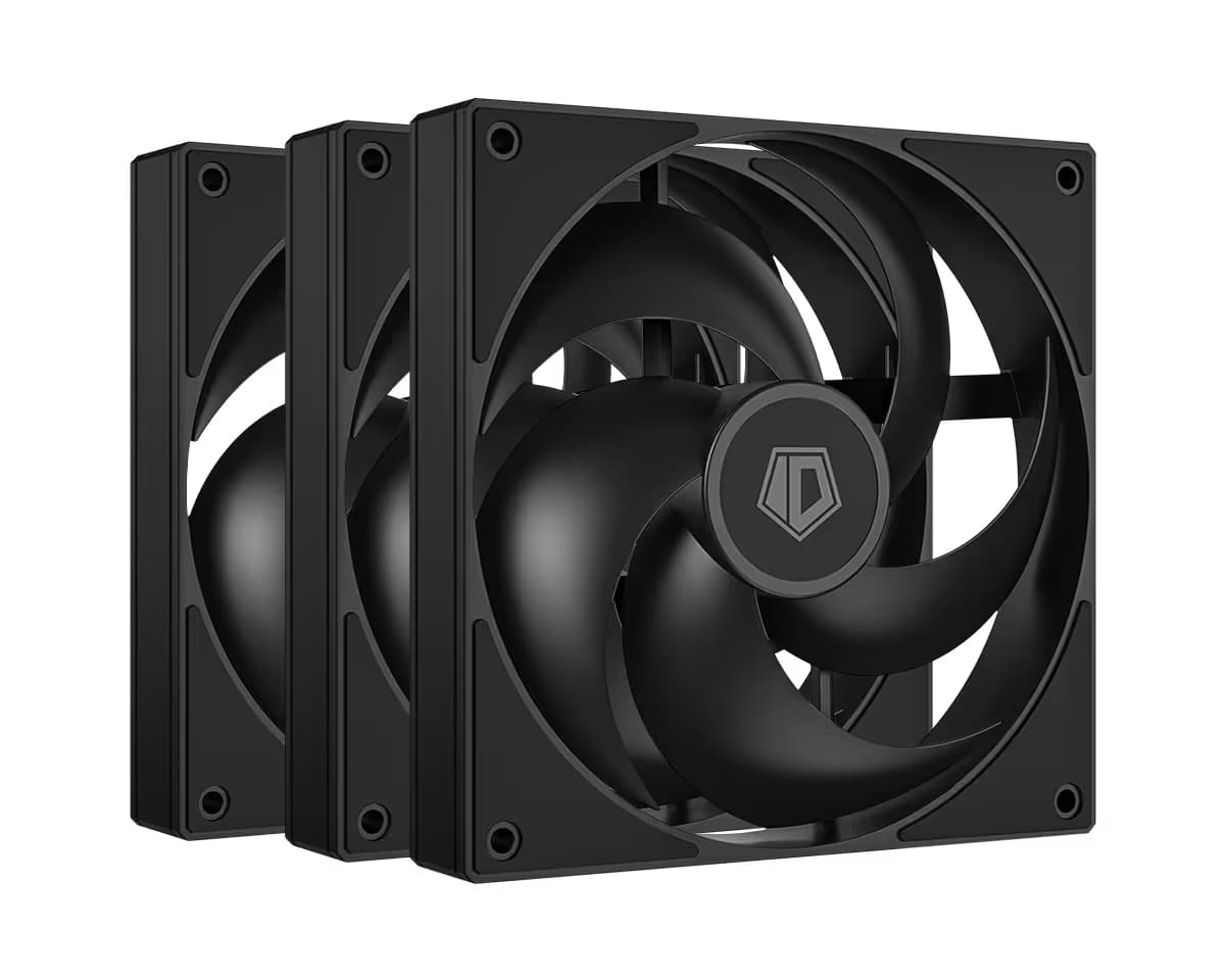 ID-COOLING AS-120-K-TRIO Pack of 3 Black PWM image