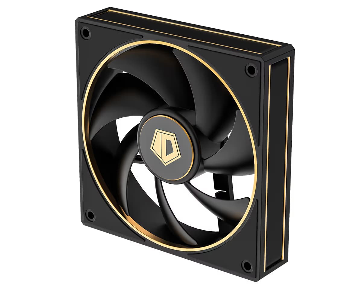 ID COOLING AF-127-GDL Gold/Black 120mm PWM main image