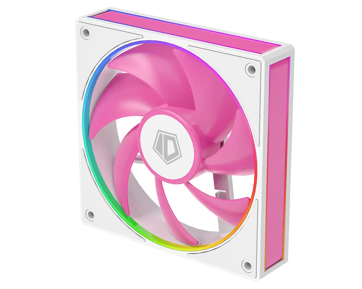 ID COOLING AF-127 PINK Trio 120mm PWM image