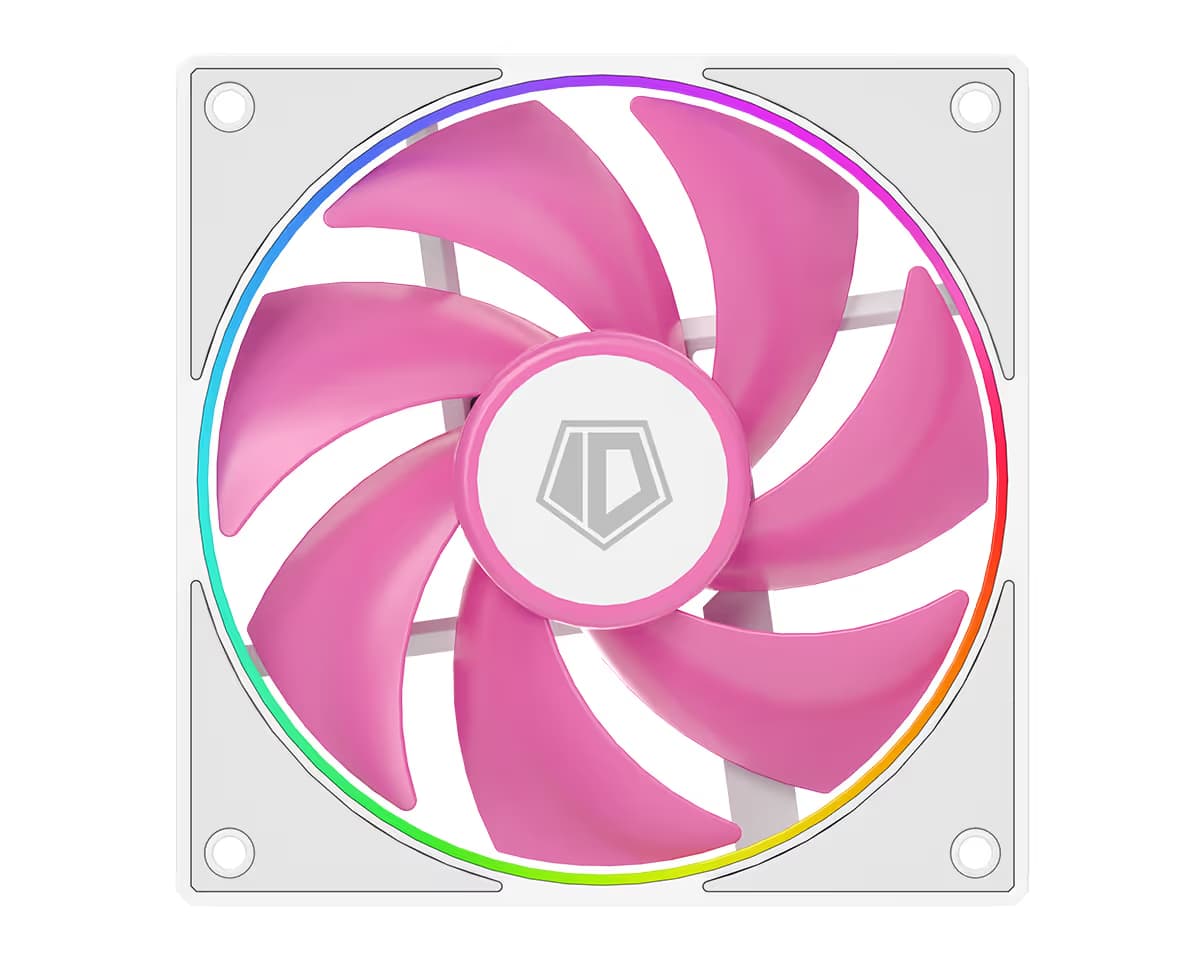 ID COOLING AF-127 PINK Trio 120mm PWM image