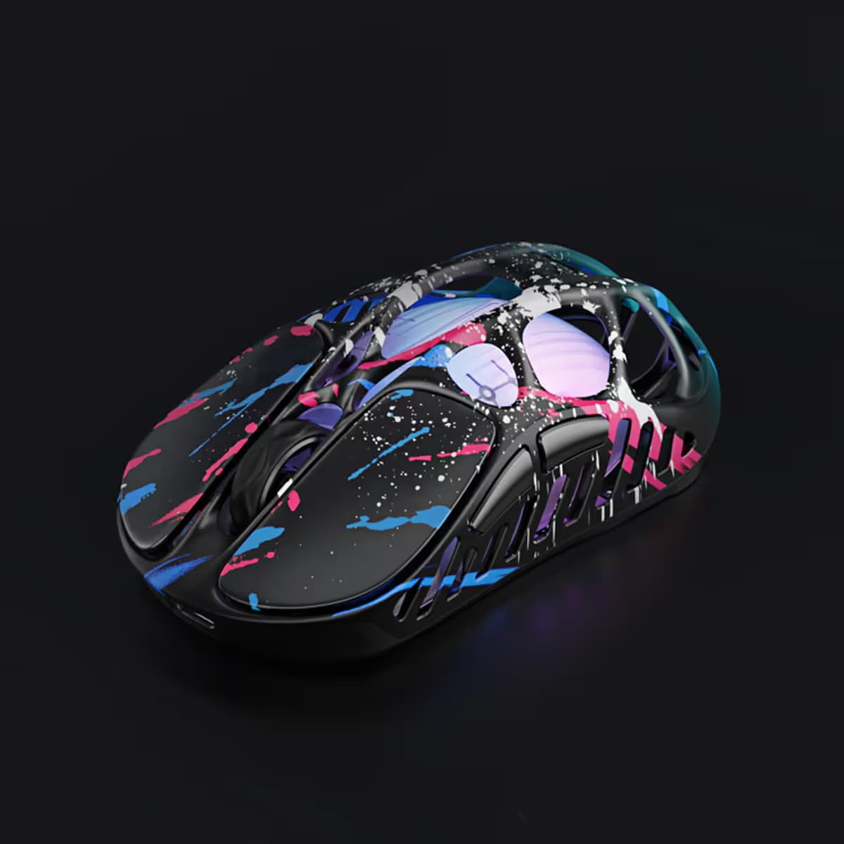 GravaStar Mercury X Pro Neon Grafitti 8KHz Wireless Gaming Mouse image