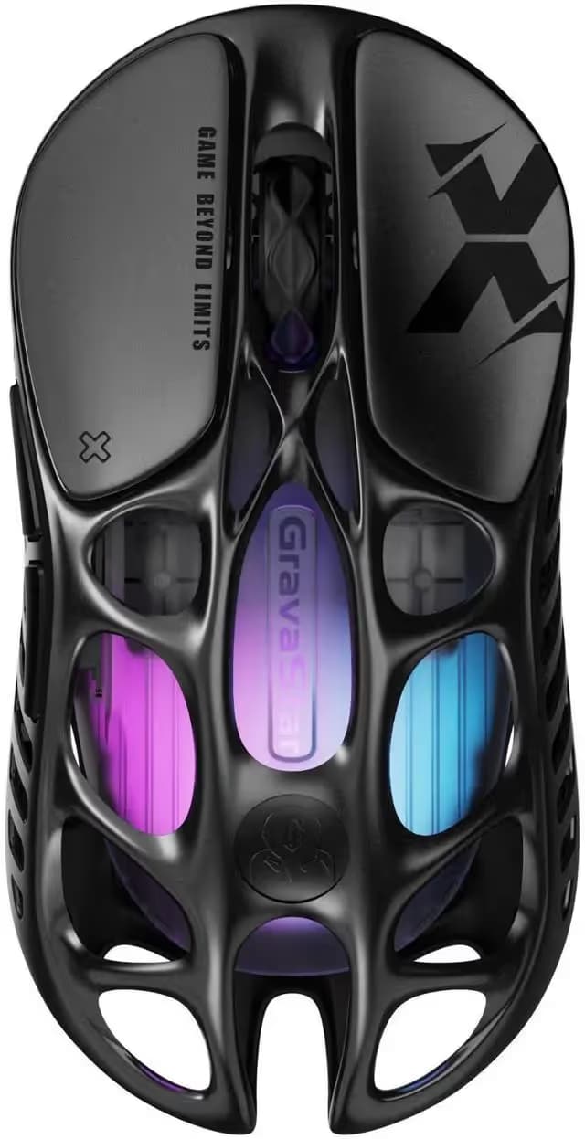 GravaStar Mercury X Wireless Gaming Mouse Galaxy Black main image