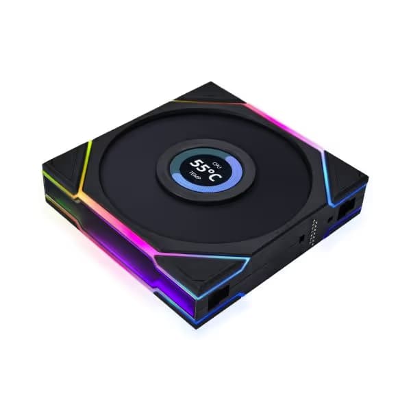 Lian Li UNI FAN TL LCD 120mm Black Addressable RGB PWM 90.1 CFM image