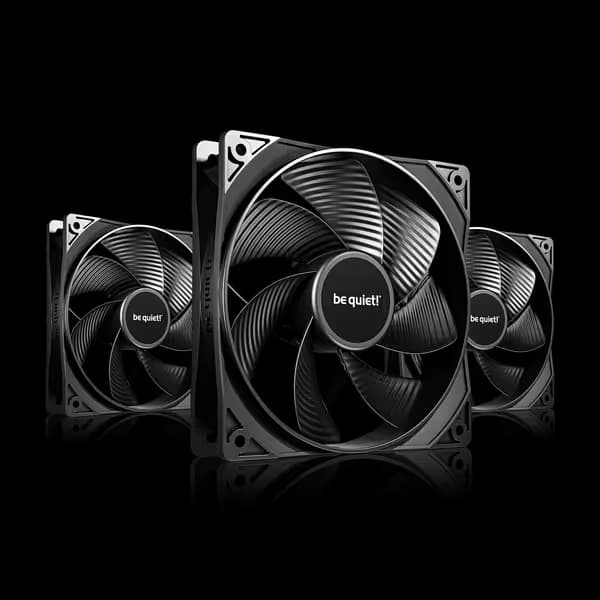 bequiet! PURE WINGS 3 120mm Black PWM Reverse Pack of 3 image