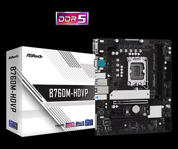 ASRock B760M-HDVP Micro ATX image