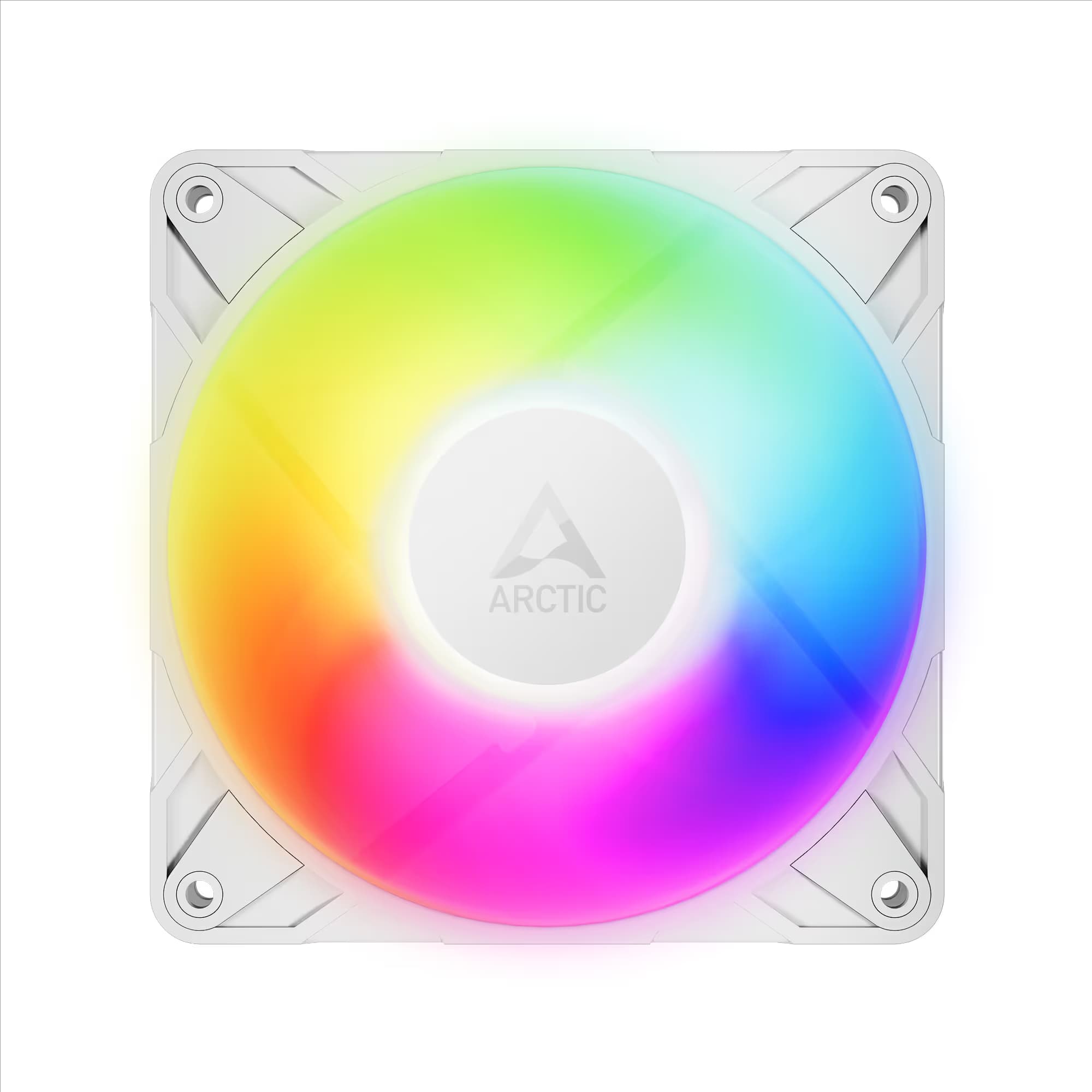 Arctic P12 Pro White ARGB PWM Reverse Blade Pack of 3 image
