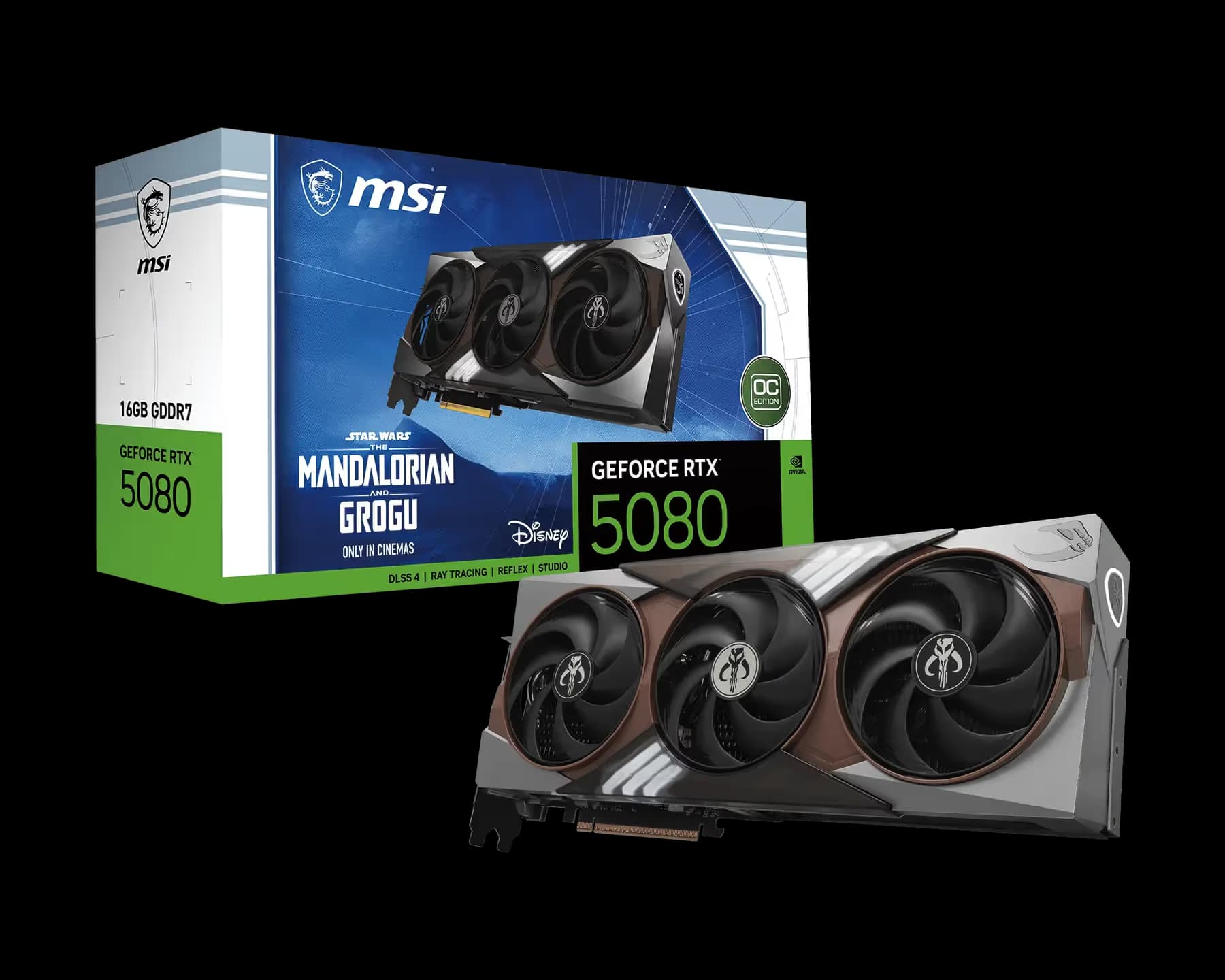 MSI GeForce RTX 5080 16G The Mandalorian and Grogu Edition OC main image