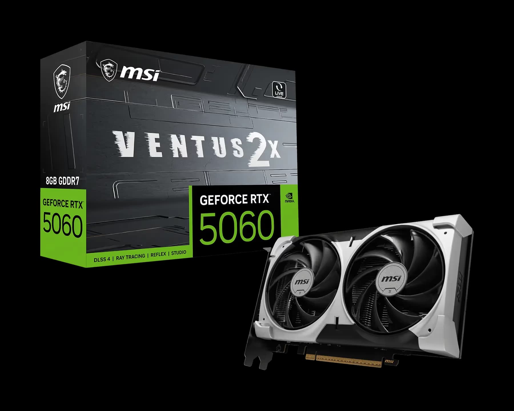 MSI GeForce RTX 5060 8G VENTUS 2X V1 main image