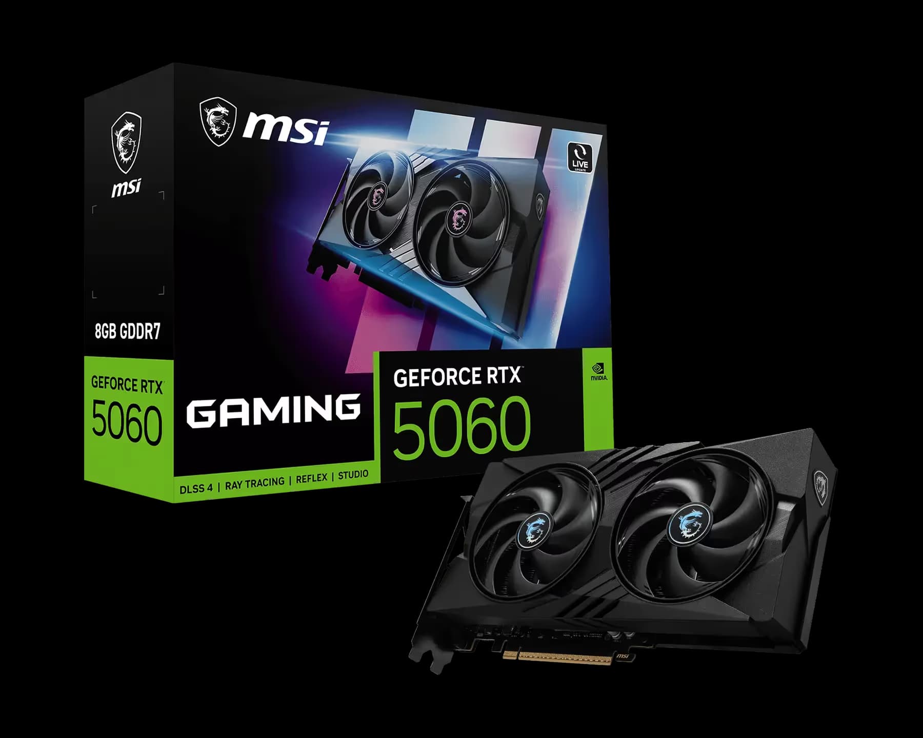 MSI GeForce RTX 5060 8G GAMING V1 main image