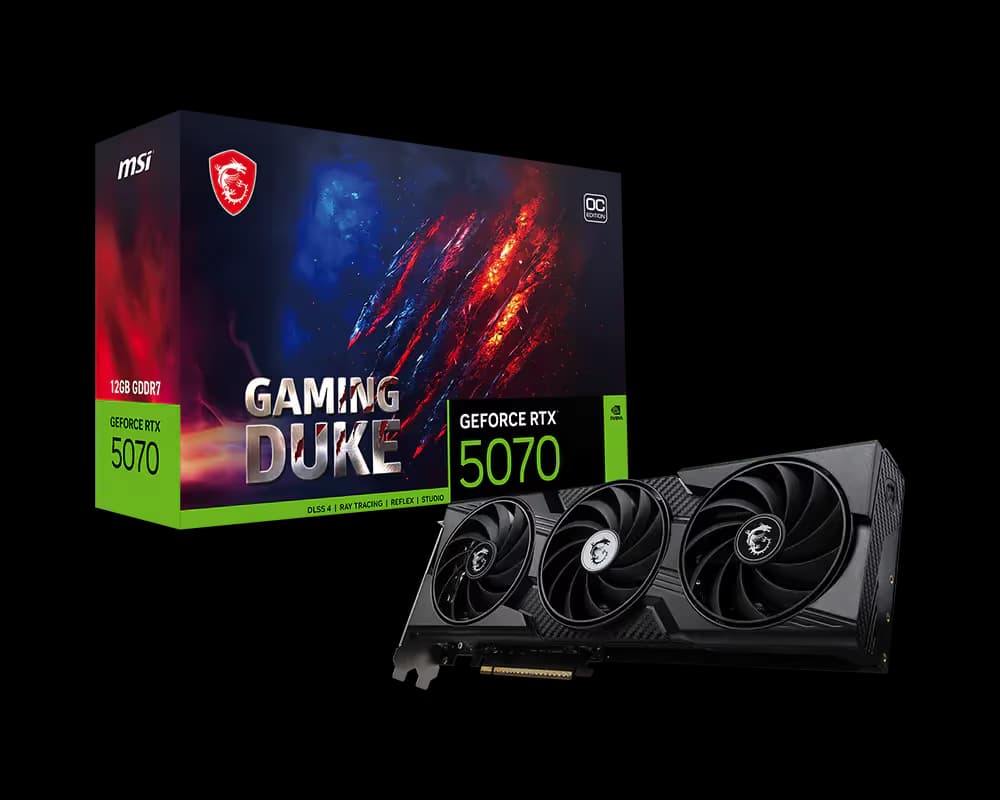MSI GeForce RTX™ 5070 12G GAMING DUKE 3X OC image