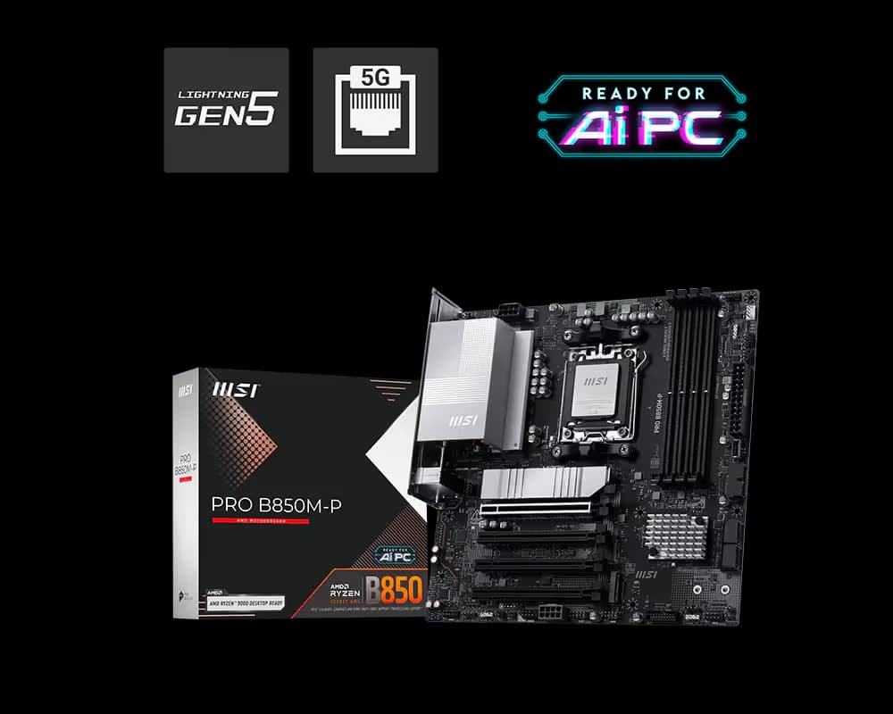 MSI PRO B850M-P main image