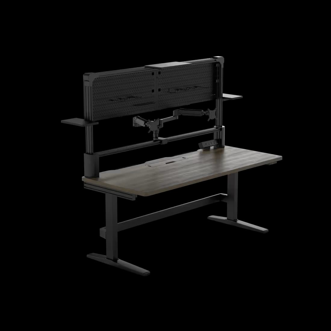 CORSAIR Platform:6 Creator Edition Desk - Wood, Dark Walnut Stain main image