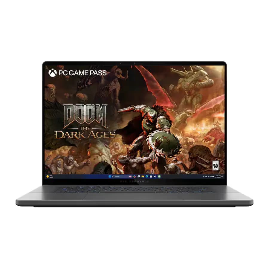 ASUS ROG Zephyrus G16 16-inch OLED 2.5K 240Hz Gaming Laptop - Intel Core Ultra 9 285H - RTX 5070 Ti 12GB - 1TB SSD - Eclipse Gray image