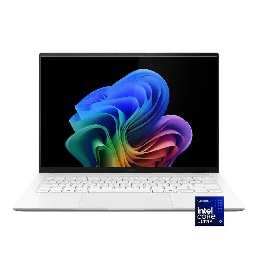 ASUS Zenbook S 14 UX5406SA-PH79T 14-inch 3K OLED Touch Laptop - Scandinavian White main image