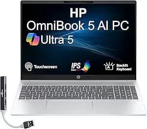 HP OmniBook 5 16-inch OLED Touch Laptop 16-fb0135dx image