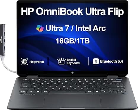 HP OmniBook Ultra Flip 14-fh0013dx 14-inch 3K OLED Touch Laptop image