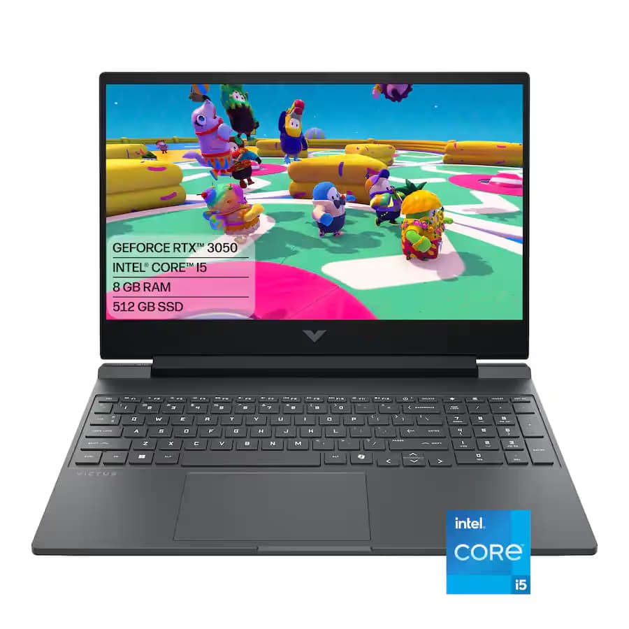 HP Victus 15-fa2013dx 15.6-inch 144Hz FHD Gaming Laptop - Core i5-13420H - RTX 3050 - 8GB/512GB - Mica Silver image