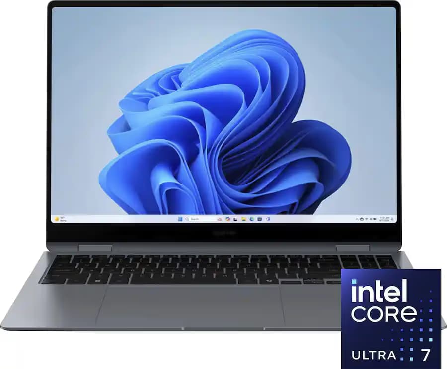 Samsung Galaxy Book4 Pro 360 16-inch 2-in-1, Moonstone Gray (NP960QGK-KG1US) image
