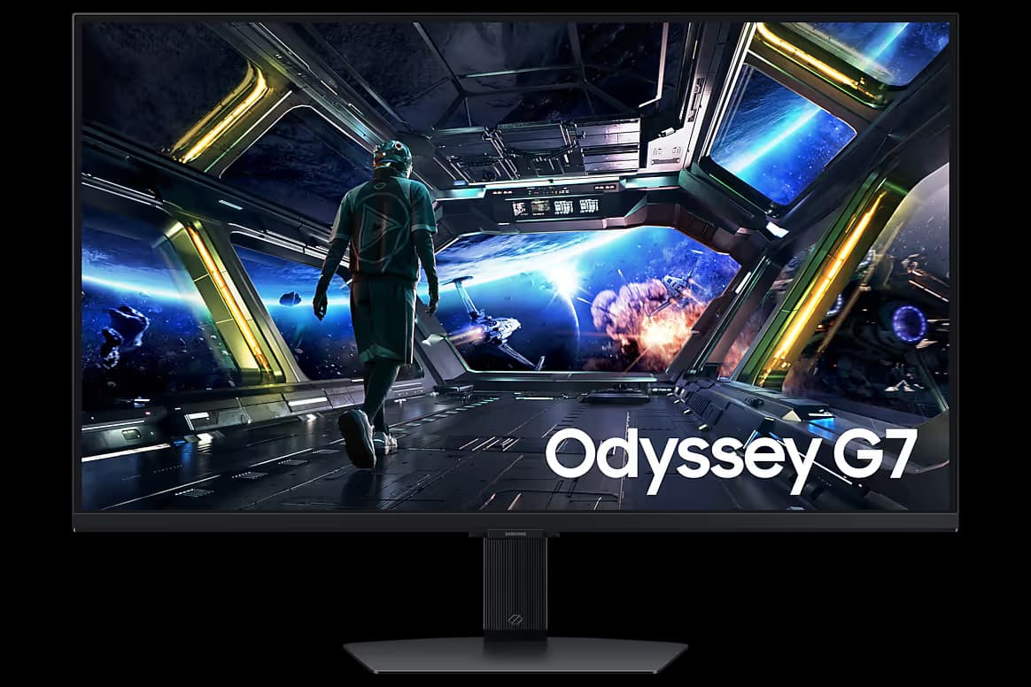 Samsung 32 inch Odyssey G7 G70D 4K UHD IPS 144Hz Gaming Monitor image