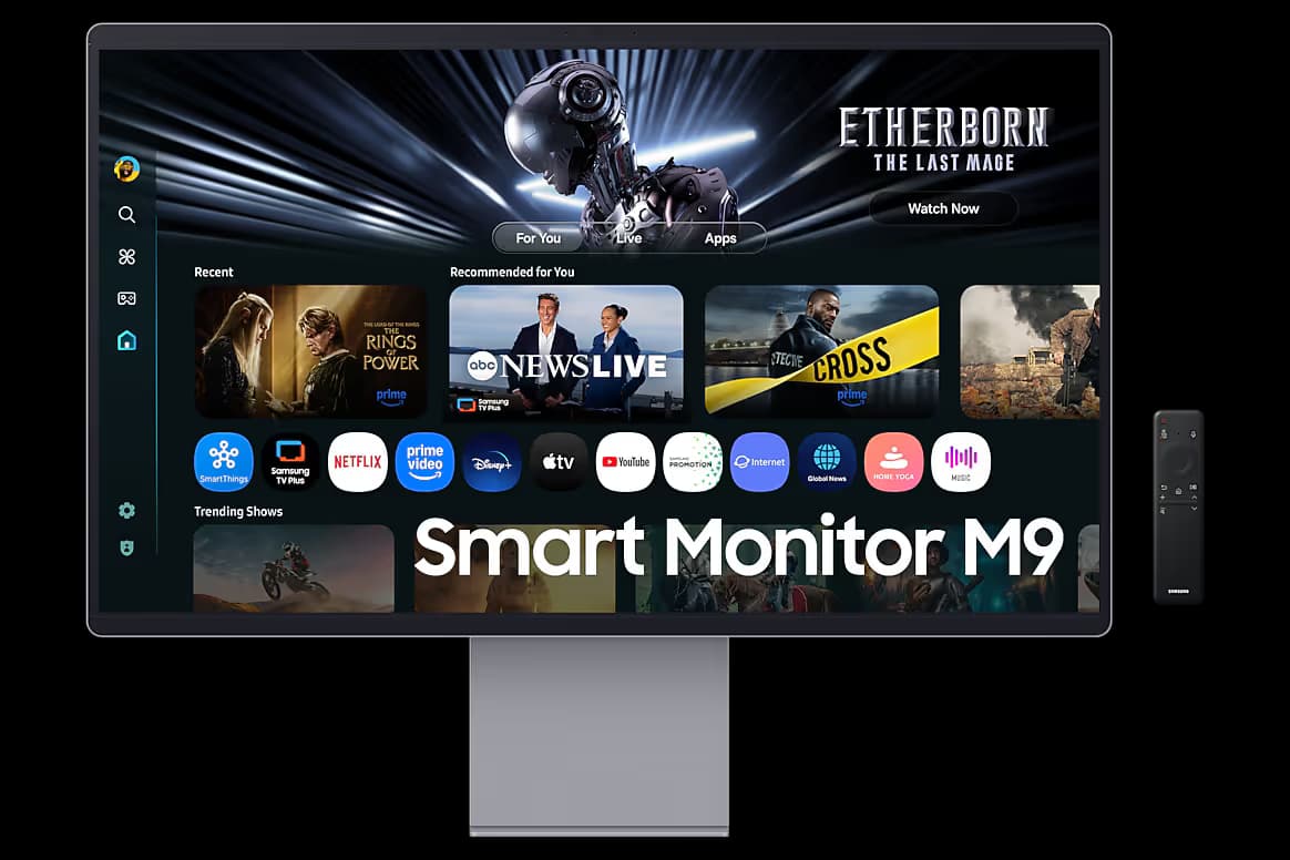 Samsung 32-inch Smart Monitor M9 M90SF 4K OLED with Samsung Vision AI main image