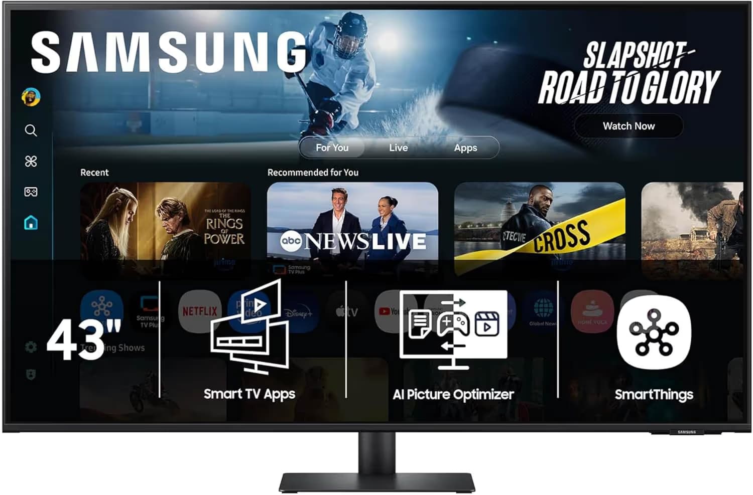 Samsung M7 M70F 43-inch 4K UHD Smart AI Monitor (LS43FM702UNXZA) main image