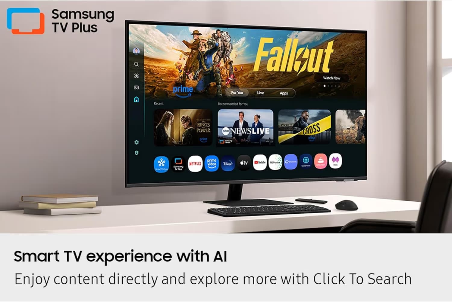 Samsung M7 M70F 43-inch 4K UHD Smart AI Monitor (LS43FM702UNXZA) image