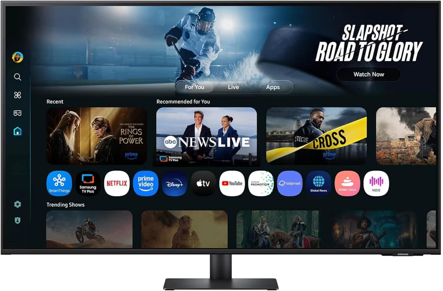Samsung M7 M70F 43-inch 4K UHD Smart AI Monitor (LS43FM702UNXZA) image
