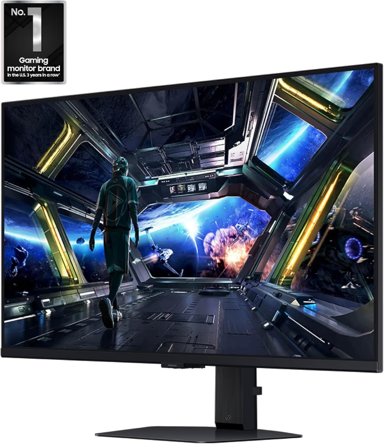 Samsung Odyssey G7 G70D 32-inch 4K UHD 144Hz Smart Gaming Monitor LS32DG702ENXZA image