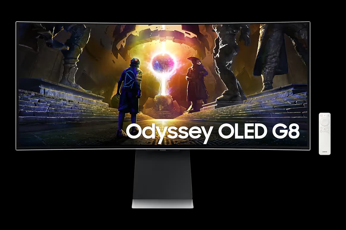 Samsung Odyssey OLED G8 34-inch G85SD Ultra WQHD 175Hz Curved Gaming Monitor main image