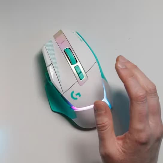 Logitech G502 X Plus Wireless RGB Gaming Mouse White/Mint image