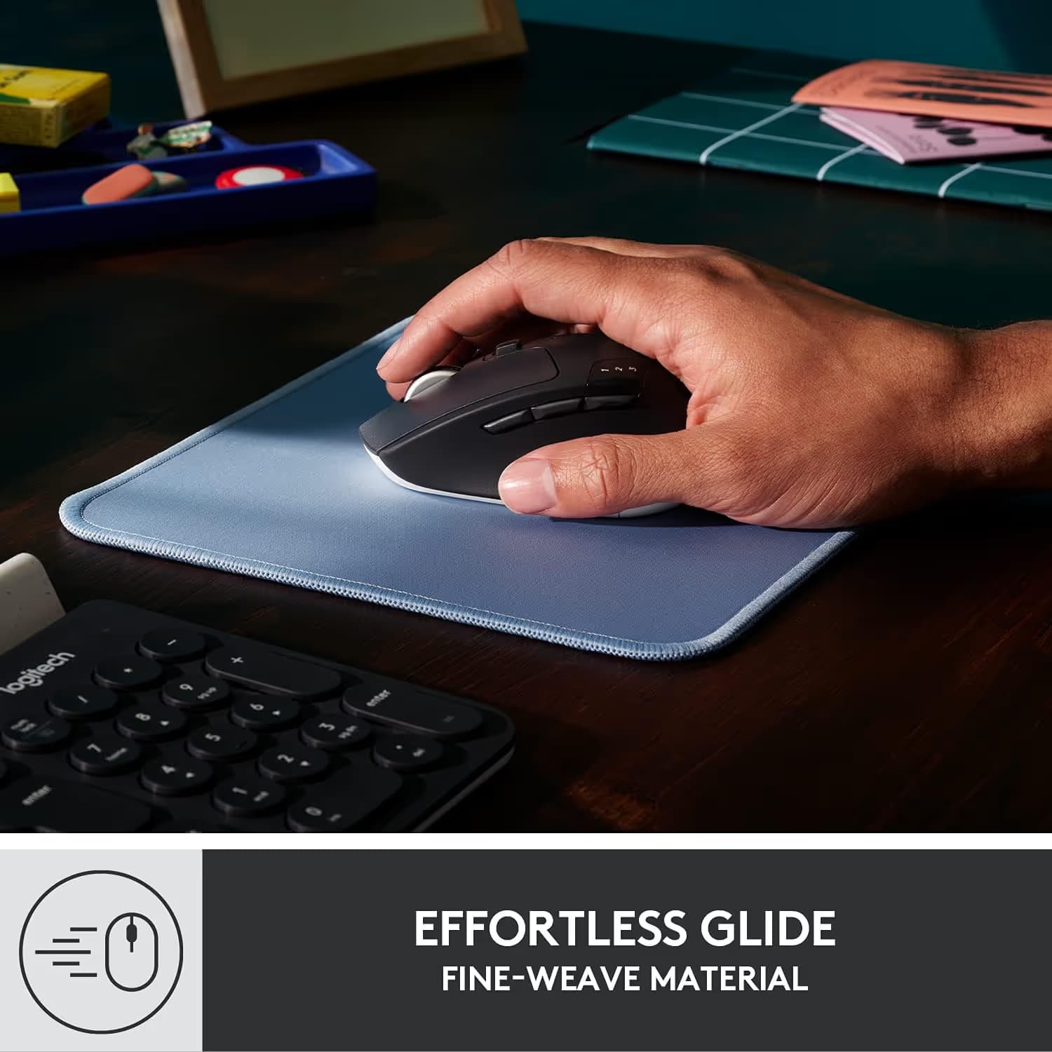 Logitech Mouse Pad - Studio Series - Blue image