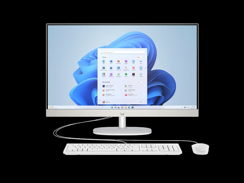 HP 27-cr0044 27-inch Touch-Screen All-in-One Desktop main image