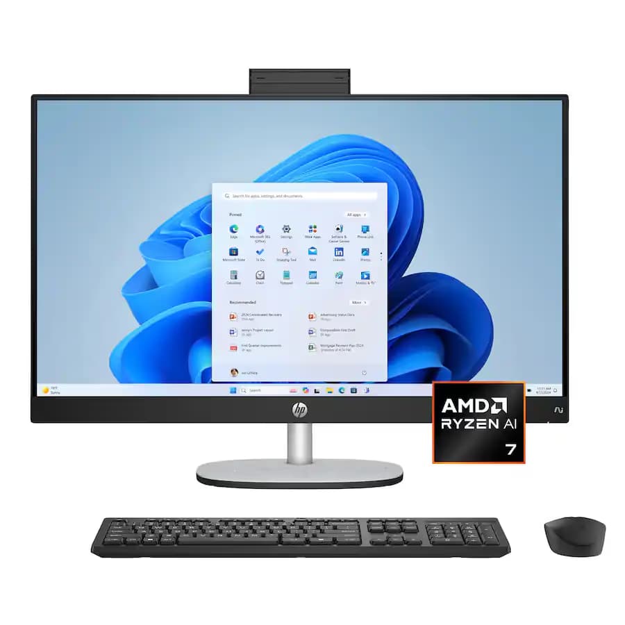 HP Copilot+ PC 27-inch Touch-Screen All-in-One 27-ct2054 - Jet Black main image