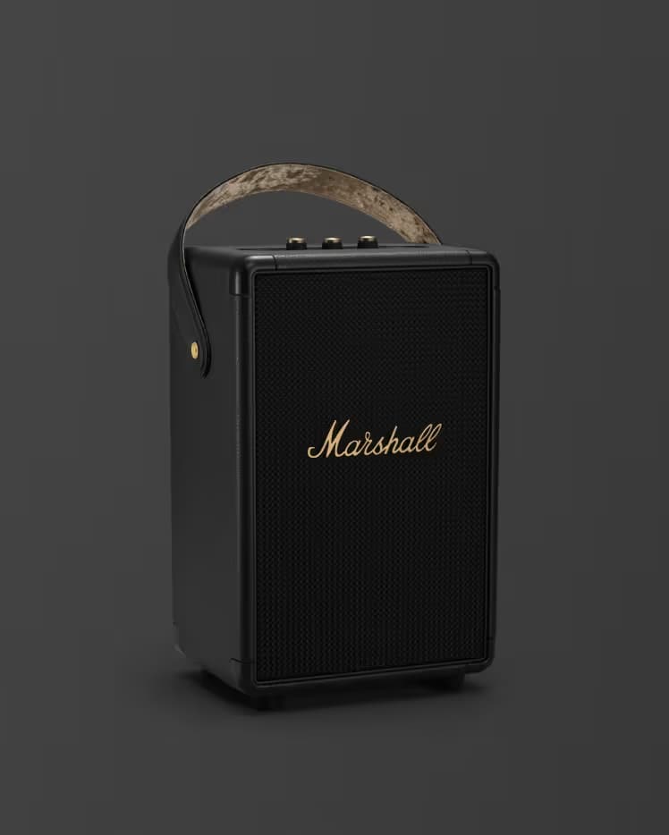 Marshall Tufton Portable Wireless Bluetooth Speaker - Black/Brass main image