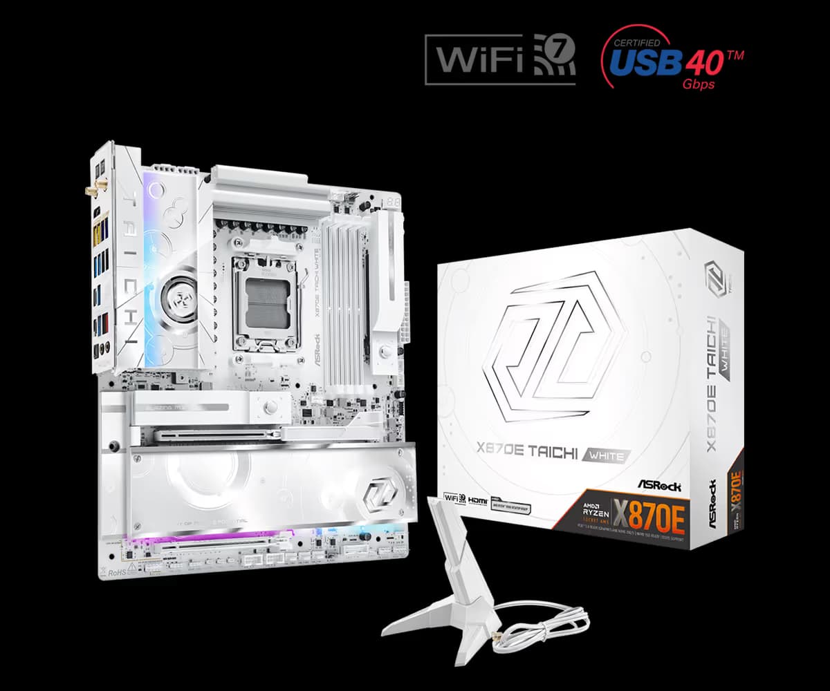 AsRock X870E TAICHI White main image