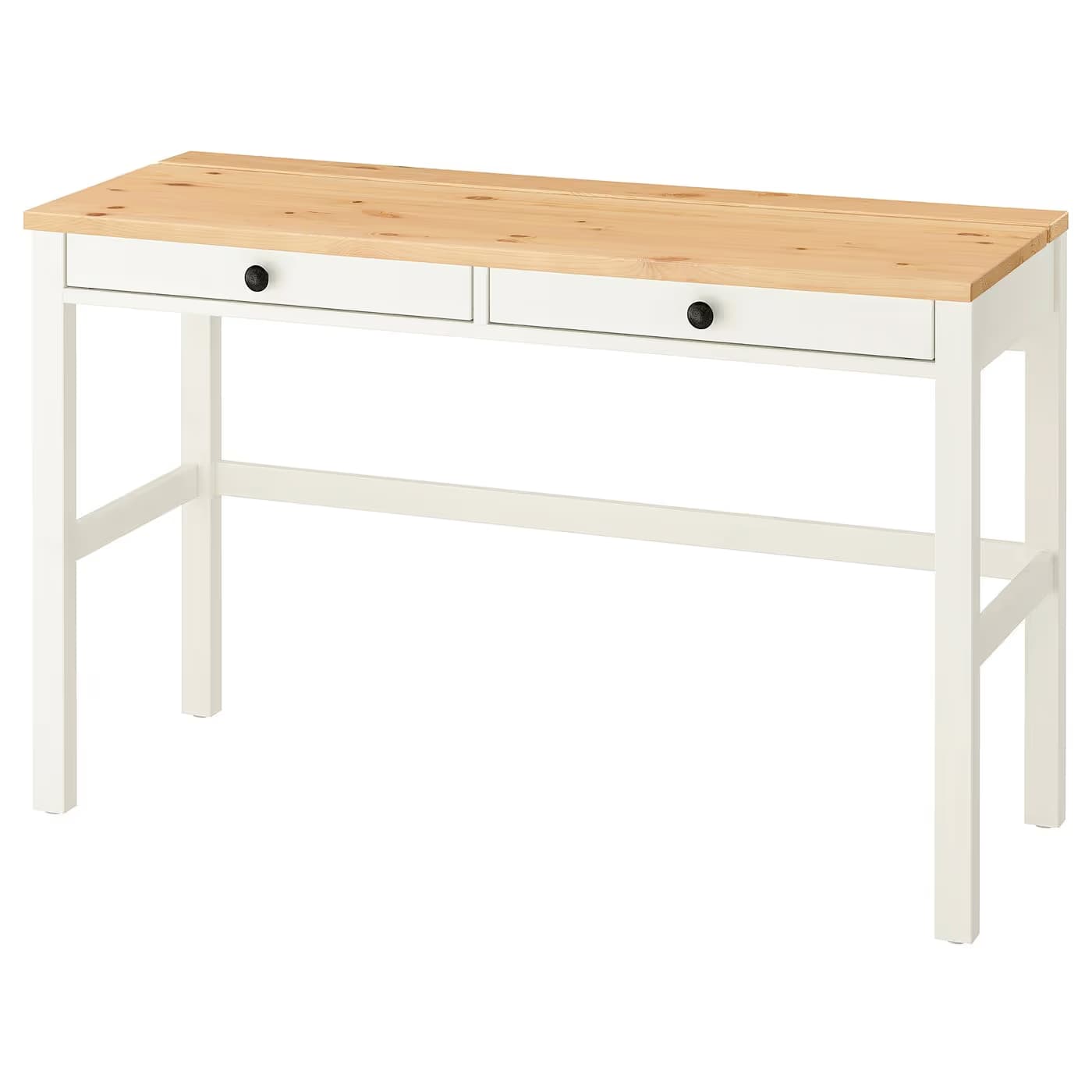 IKEA HEMNES Desk with 2 drawers 47 1/4x18 1/2 " image