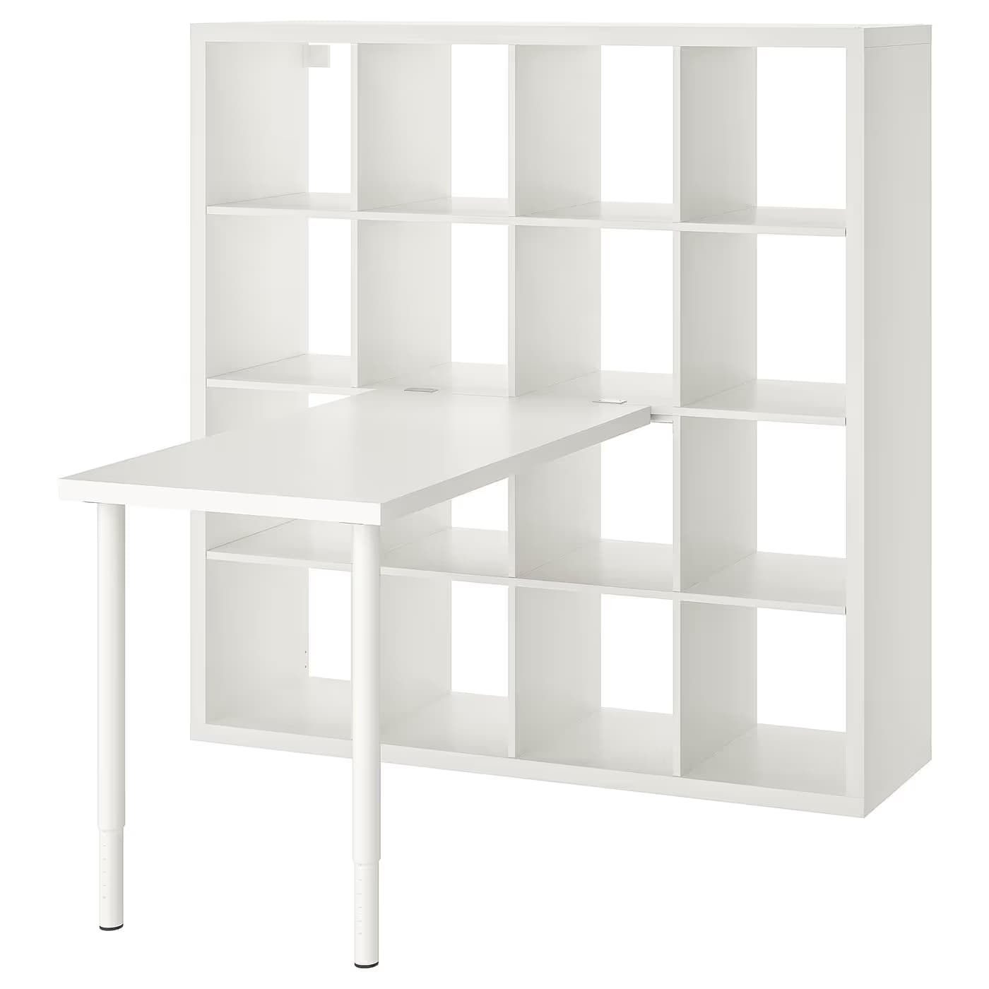 IKEA KALLAX / LINNMON Workstation 57 7/8x54 3/4x57 5/8 " main image