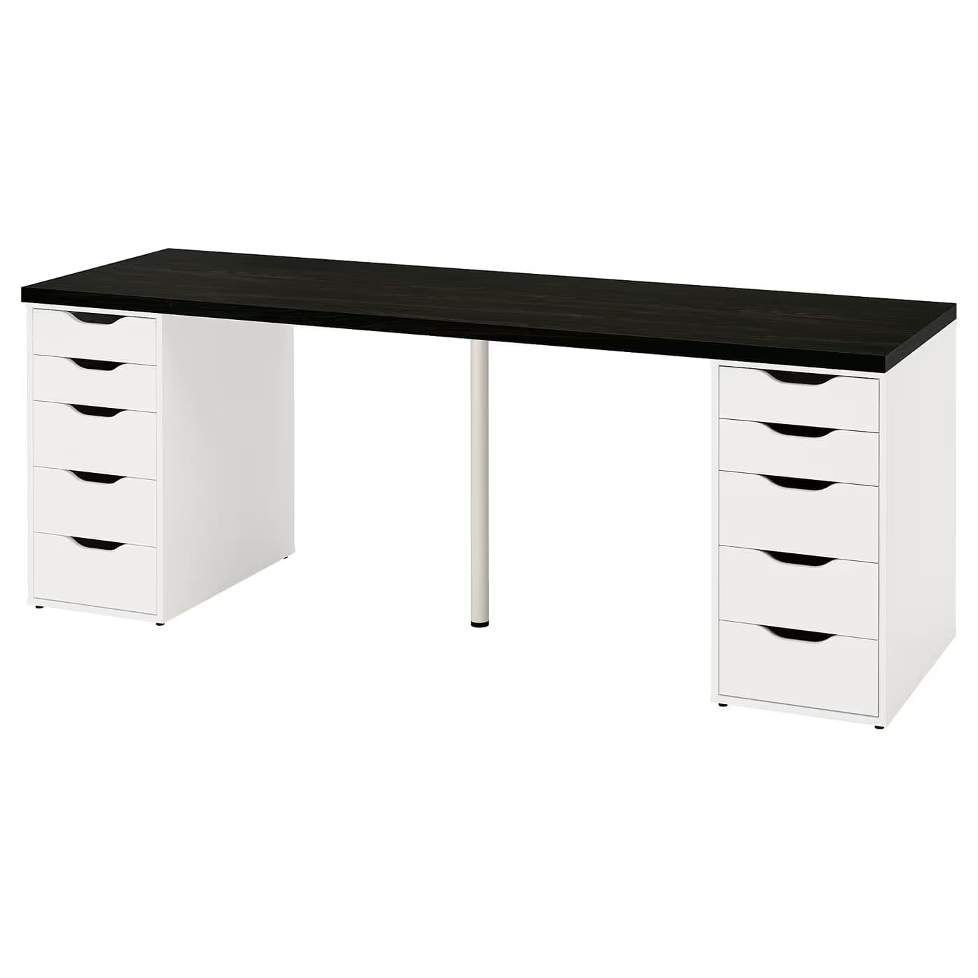 IKEA LAGKAPTEN / ALEX Desk 78 3/4x23 5/8 " image