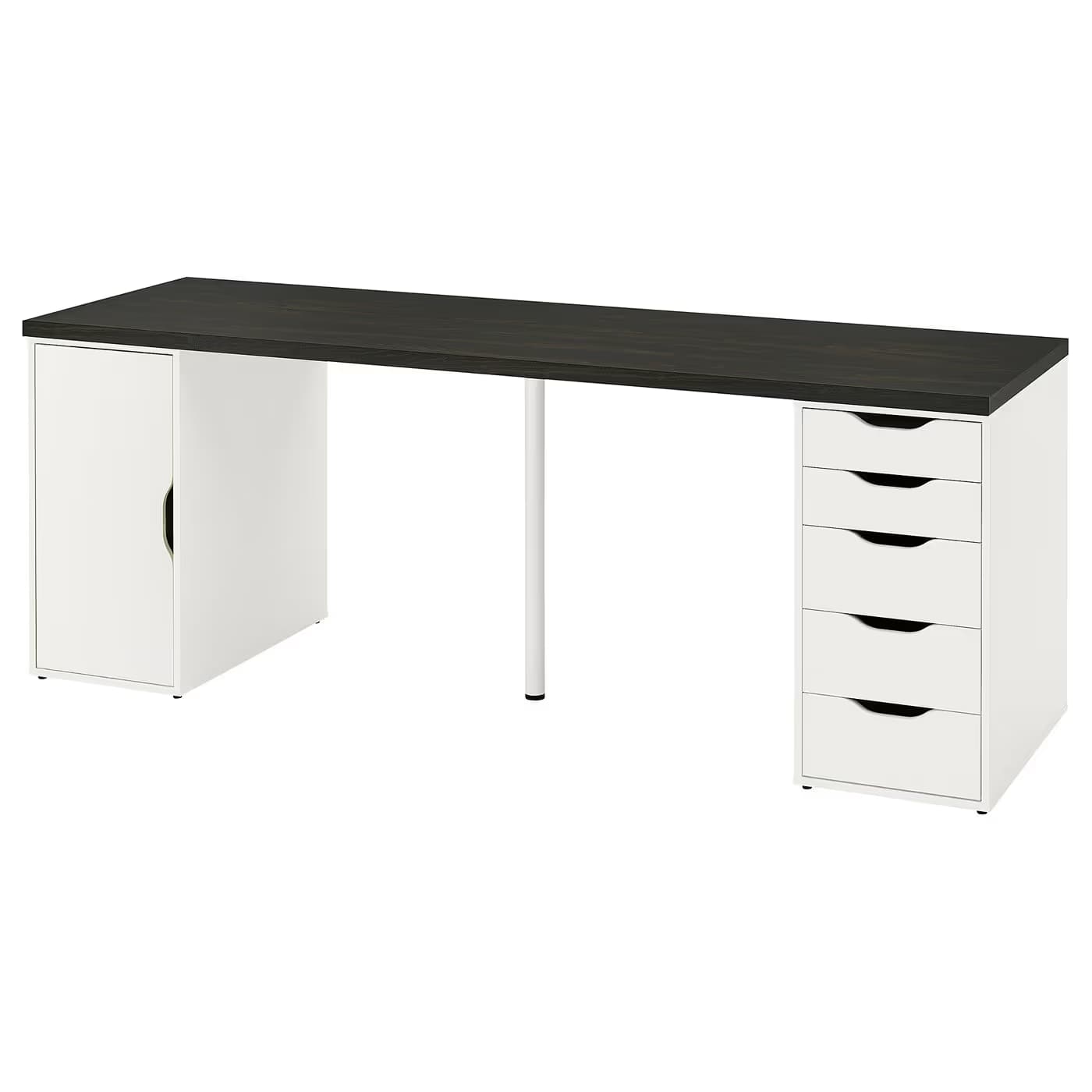 IKEA LAGKAPTEN / ALEX Desk 78 3/4x23 5/8 " image