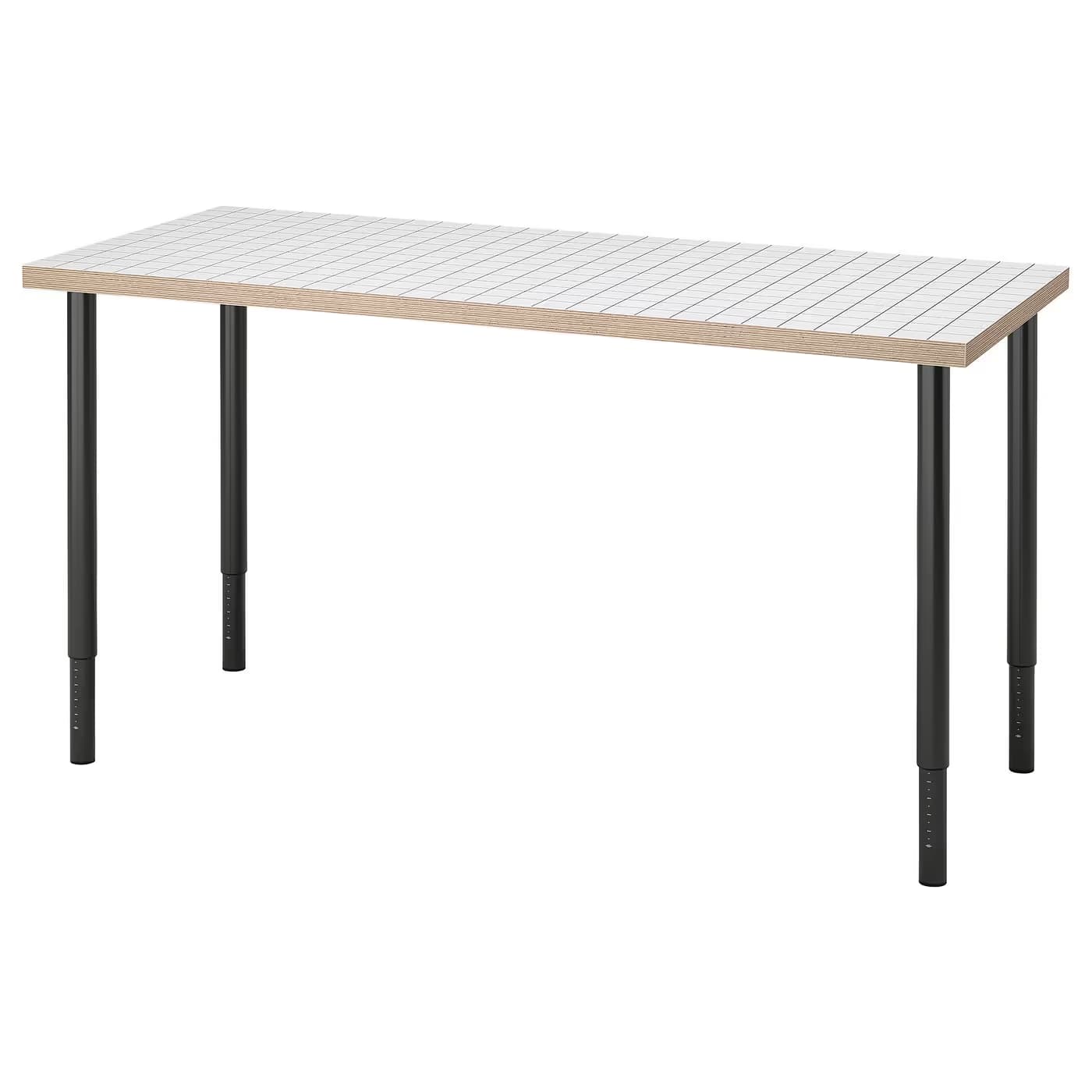IKEA LAGKAPTEN / OLOV Desk 55 1/8x23 5/8 " image