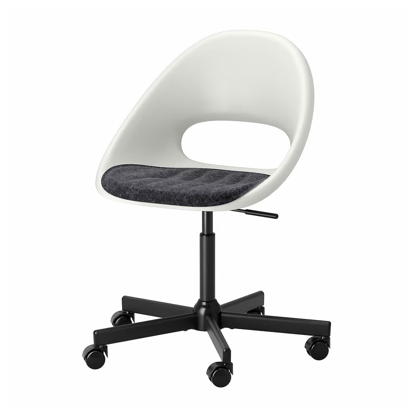 IKEA LOBERGET / MALSKÄR swivel chair + pad Computer chair 26 3/8 \ main image