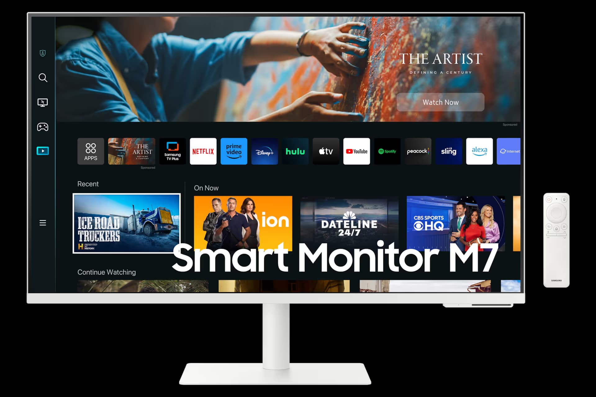 Samsung 27" M70C Smart Monitor 4K UHD with Streaming TV USB-C and Ergonomic Stand image