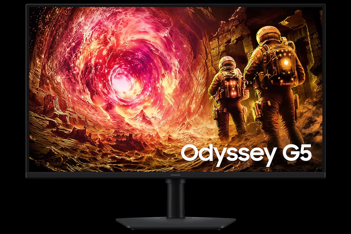 Samsung 32 inch QHD 180Hz Odyssey G5 G50F Gaming Monitor image
