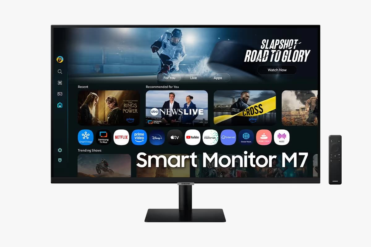 Samsung M7 M70F 32" 4K UHD Smart AI Monitor in Black main image