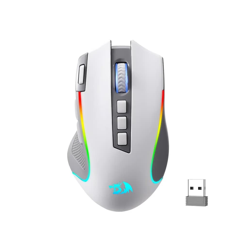 Redragon M612 Predator Pro White/Grey image