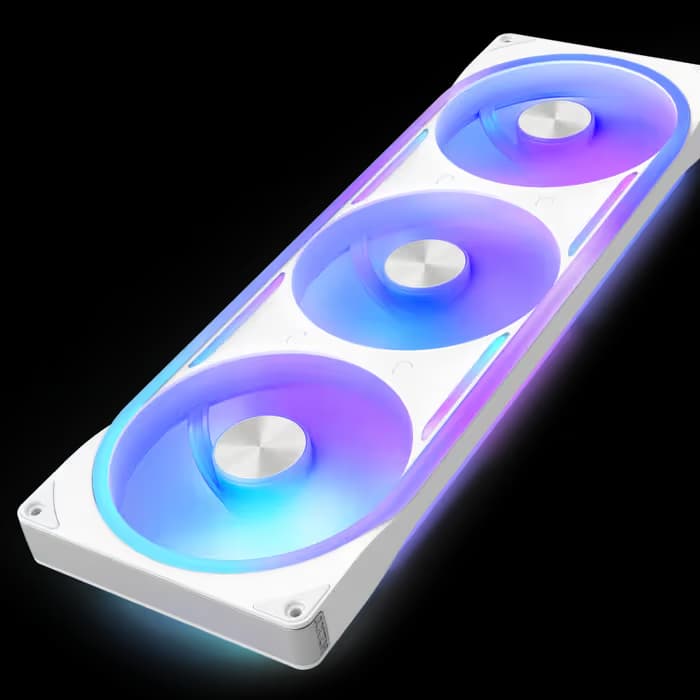 NZXT F420U 420mm Ultra RGB Fan White image