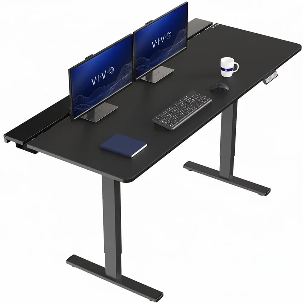 VIVO Electric 60 x 30 Black Frame With Black Top image